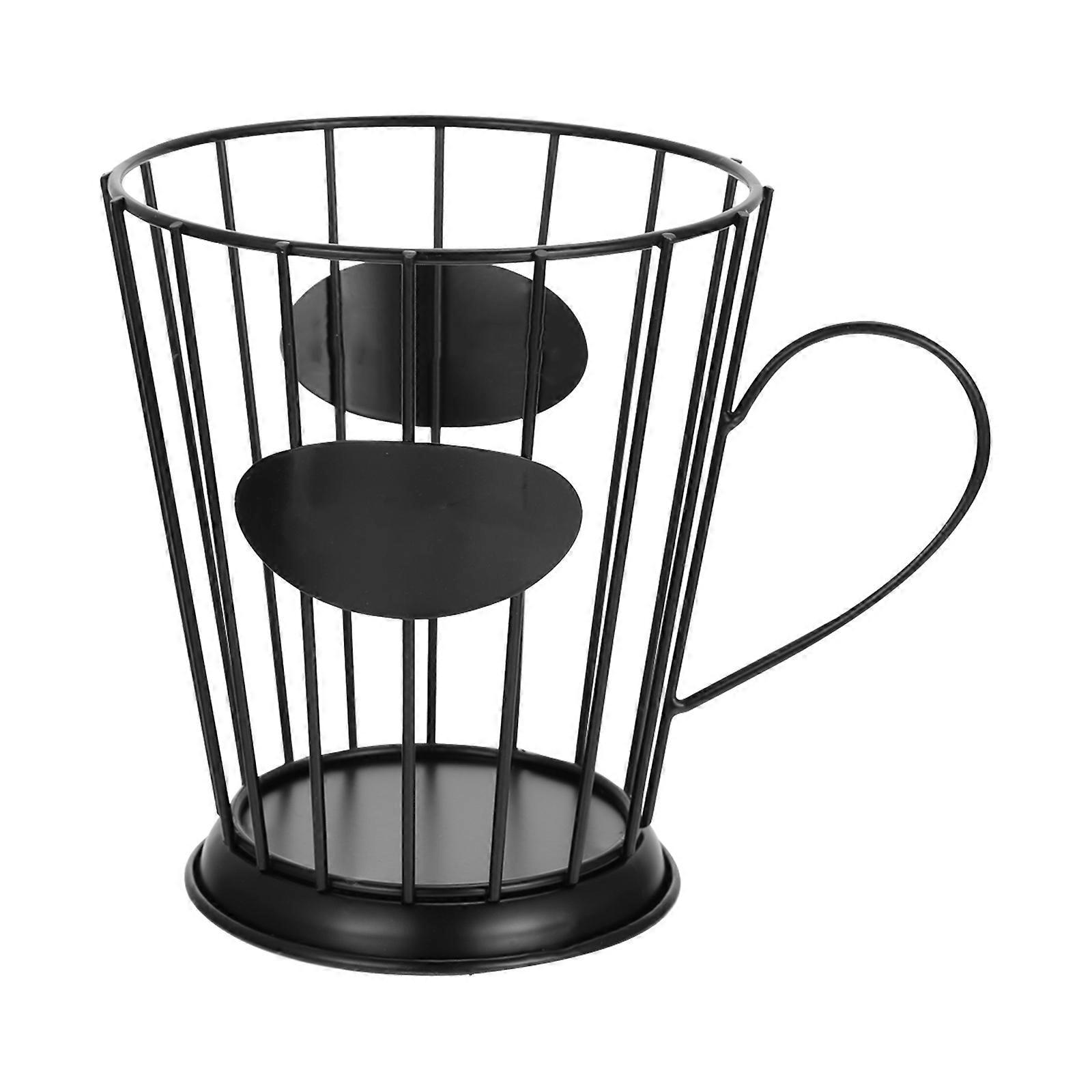 Coffee Capsule Storage Basket Iron Holder for Storage and Practical