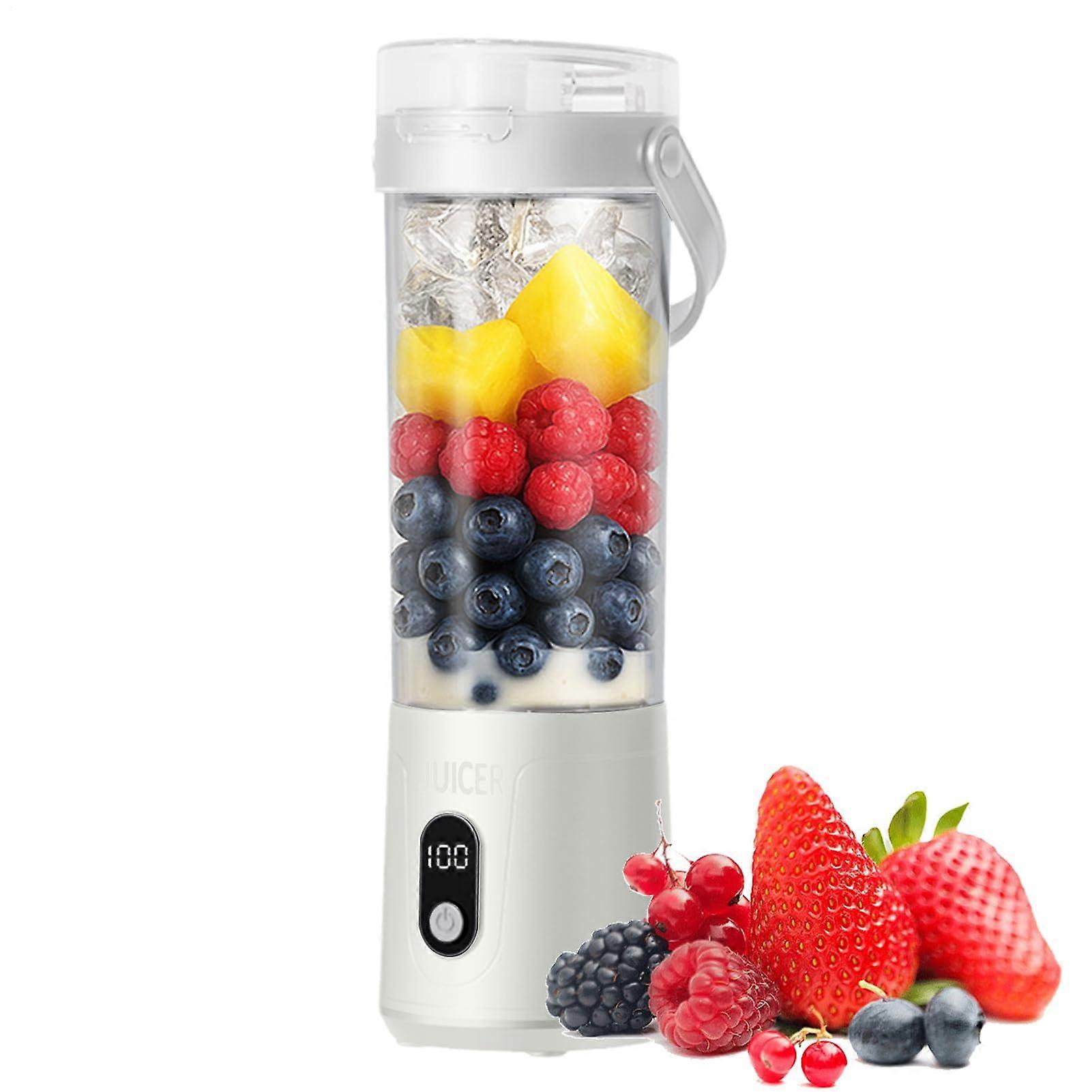 Portable Blender with Digital Display, Speed Fruit Juicer for Travel, Home, Citrus, Smoothies