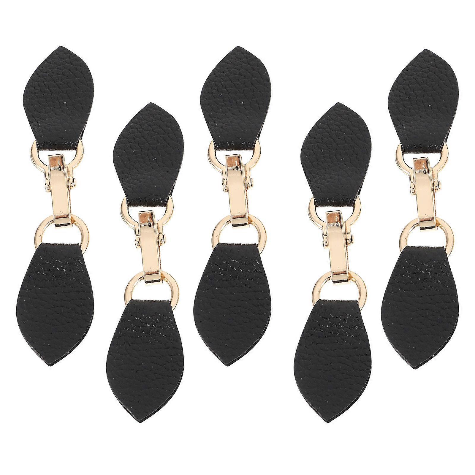 Coat Replacement Buttons Versatile Garment Metal Fastening Rectangular Shape 5 Pairs