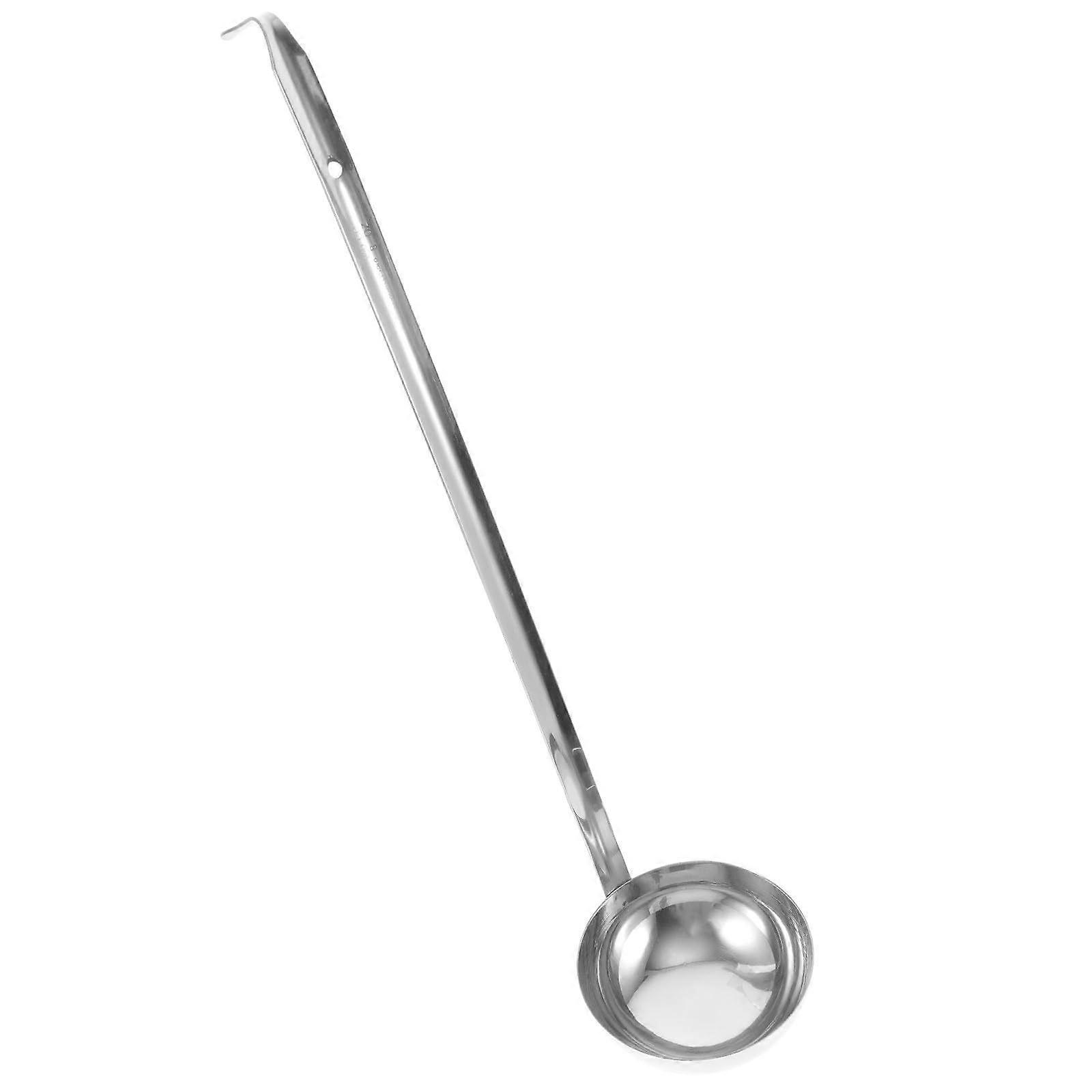 Stainless Steel Ladle with Ergonomic Long Handle, Large Capacity, RustResistant for Cooking and Serving
