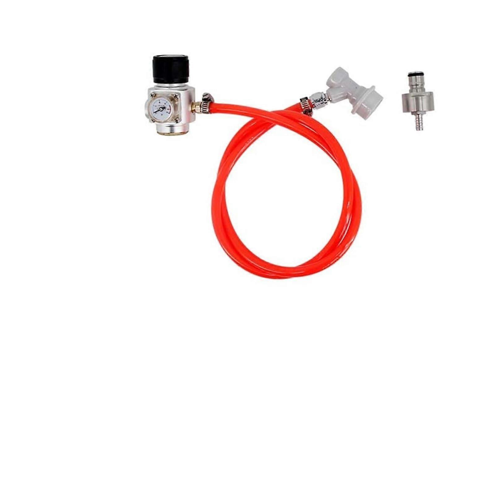 Soda Carbonator Kit for 2 Liter Bottles, Home Drink Carbonation System with Adjustable Levels