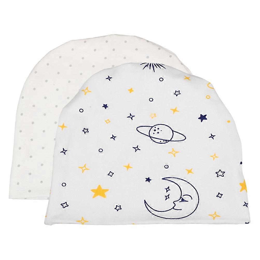 Newborn Beanie Hat 2Pcs Protective Headwear for All Seasons Assorted