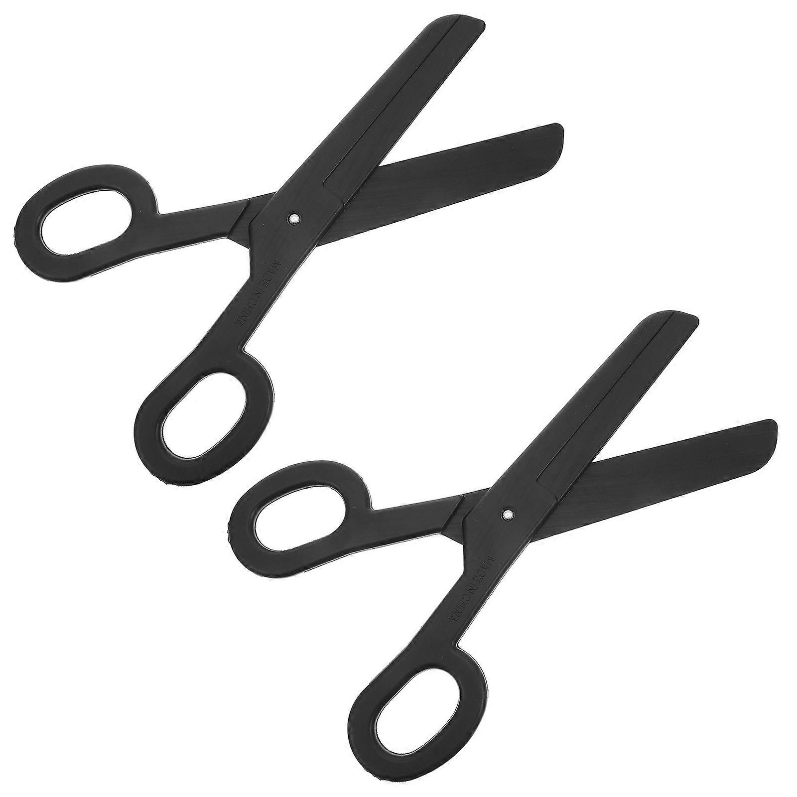 Giant Scissors Prop for Decor 2Pcs Plastic Clown Scissors Props for Halloween