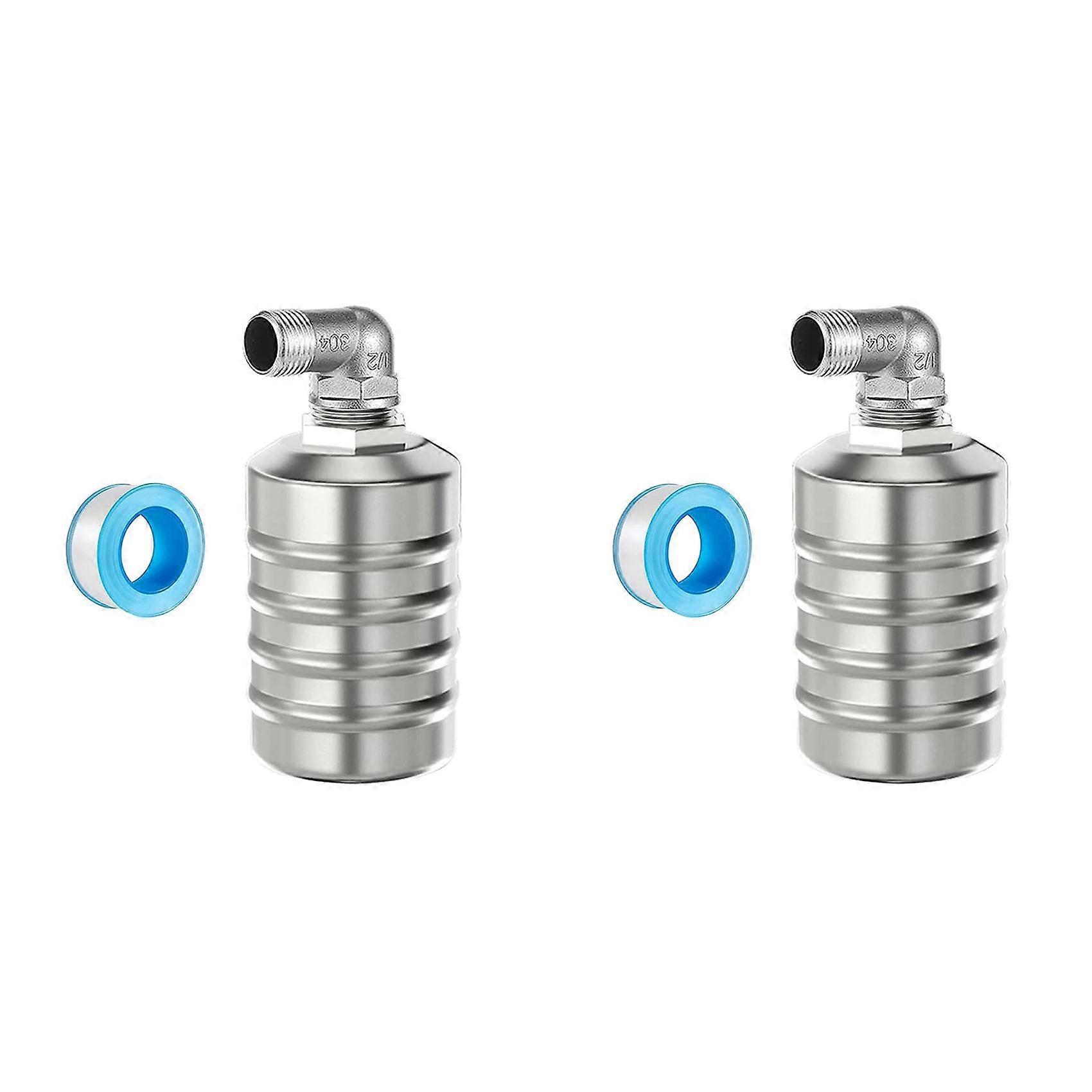 2X 304 Stainless Steel Fully Automatic Water Level Control Float Valve, Automatic Water Level Controller