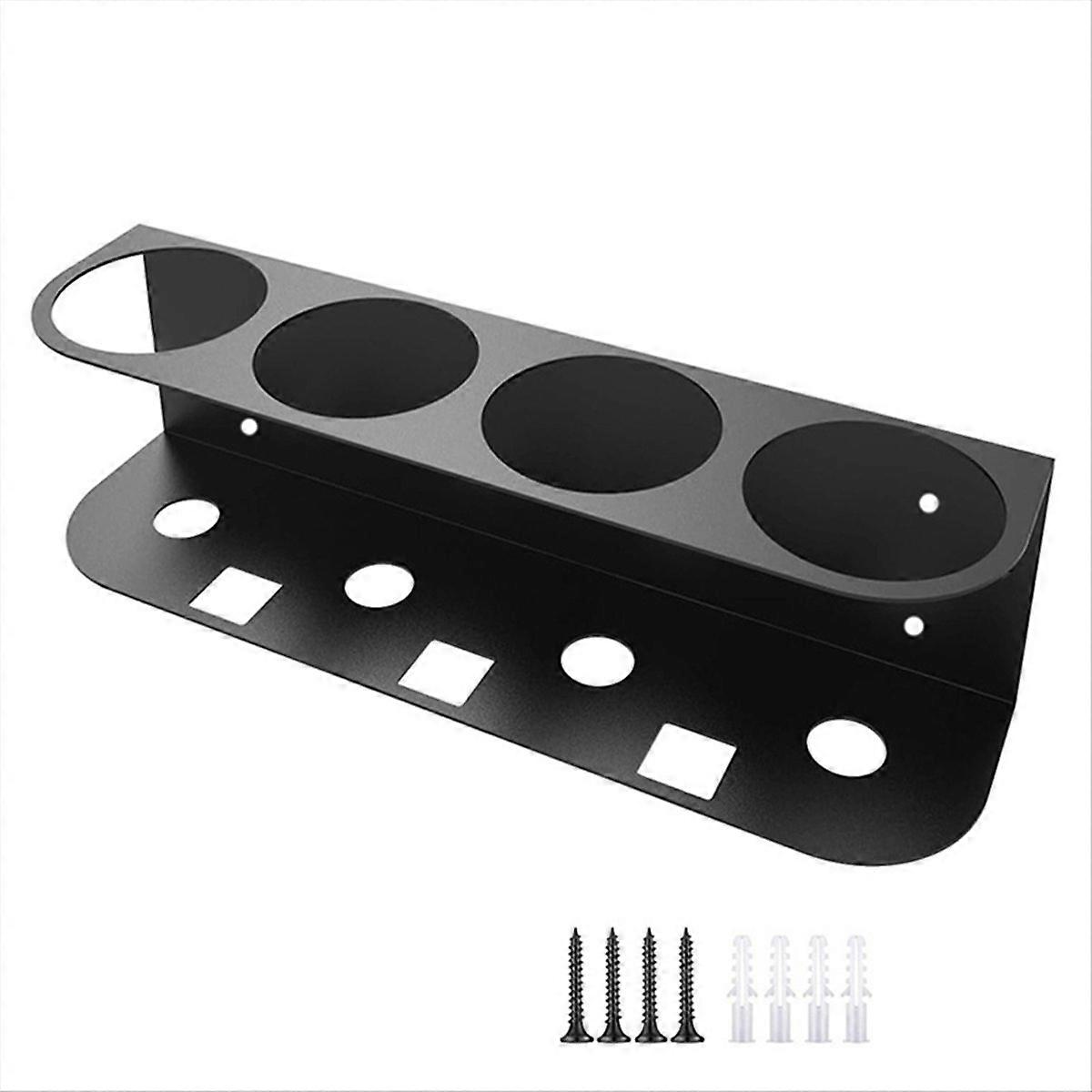 Držák na lahve s rozprašovačem, snadno instalovatelný nástěnný držák, 4 otvory