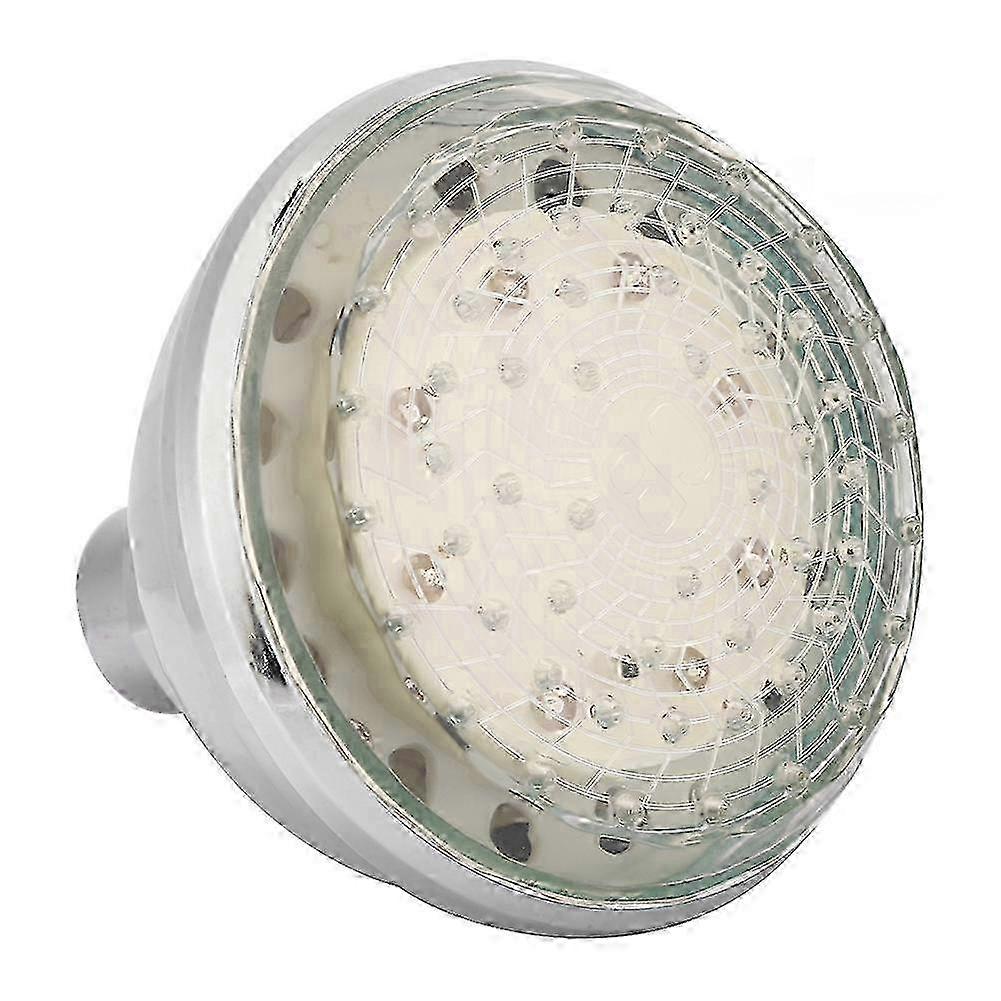 LED Color-Changing Overhead Shower Head with Temperature Control 25-26
