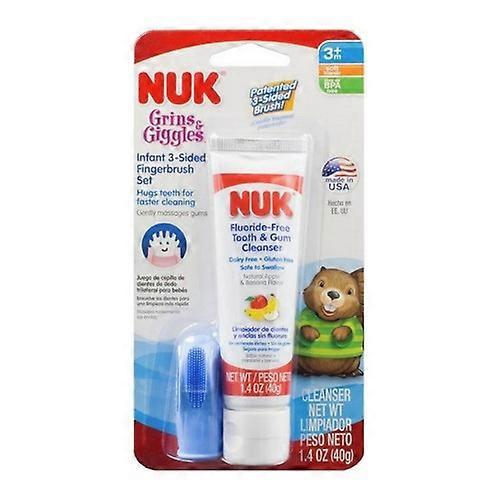NUK Products Infant Baby Tooth And Gum Cleanser With Toothpaste, 1.4 Oz