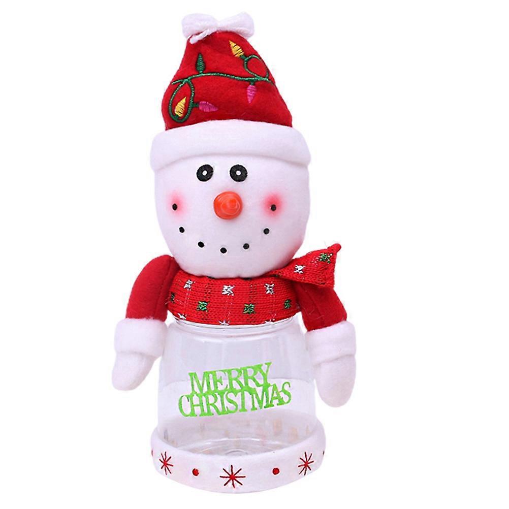 Christmas Candy Jar for Storage Use 1Pcs Candy Container with Assorted Colors