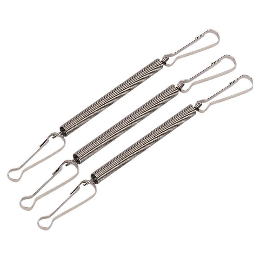 Extension Spring with Clips Used Singly or Combination to Hold Water Dispenser Drinking Bottle for Small Animals Feeding