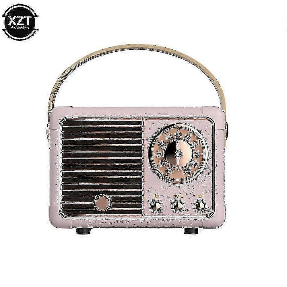 Portable Music Player with Retro Design, Bluetooth and FM Radio