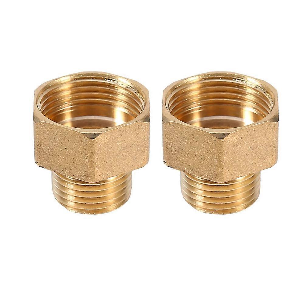 2pcs Brass Pipe Fitting Reducer Bushing Pipe Adapter - Versailles