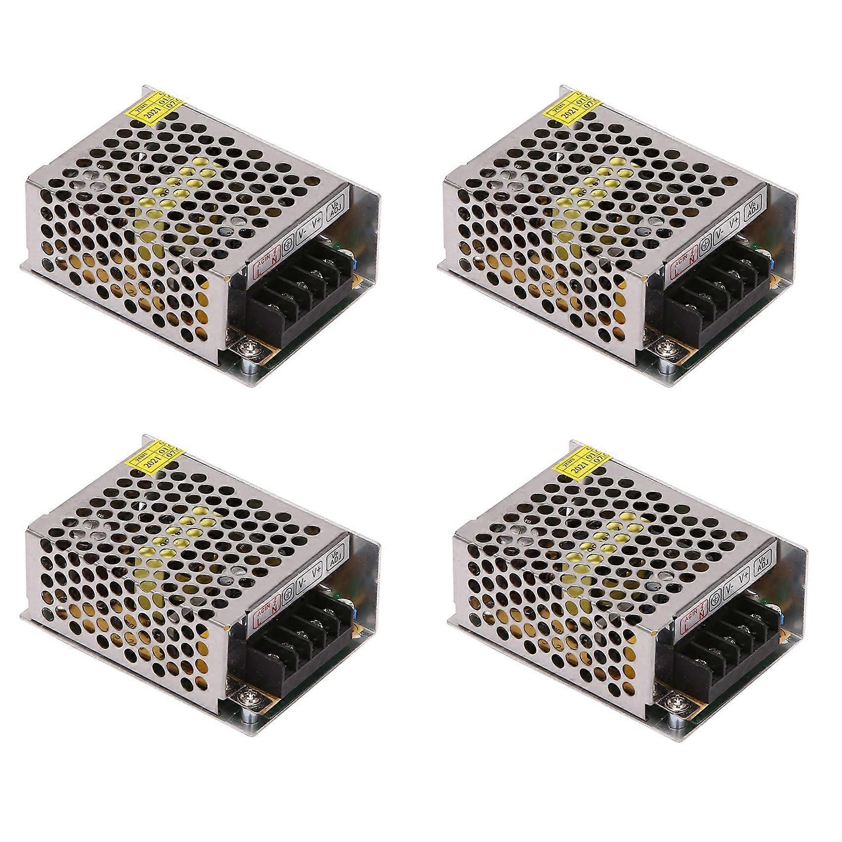 4X 24V 1A Switch Power Supply LED Transformer 25W LED Strip Switch Driver for CCTV LED Strip