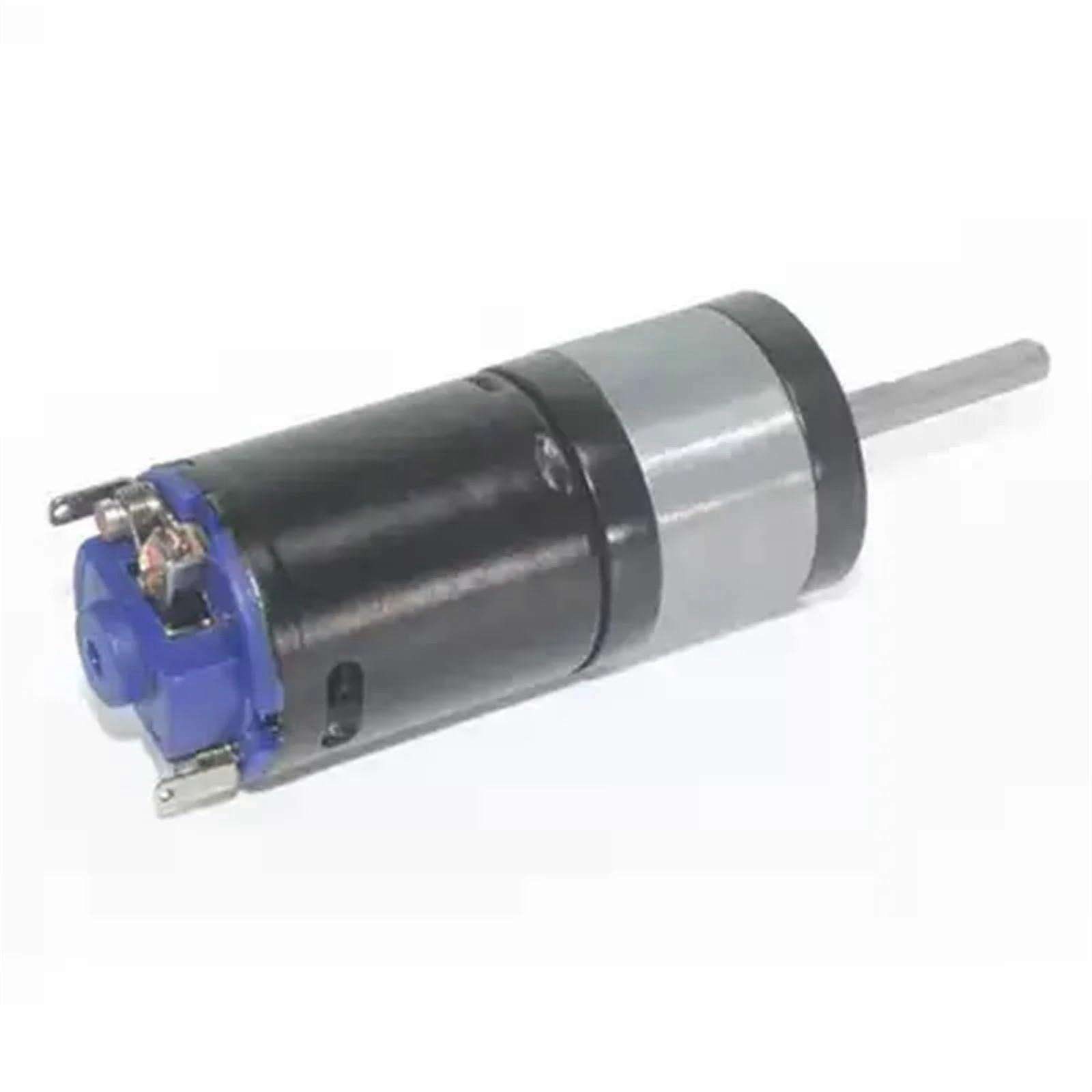25mm Miniature Straight Double Gear Drive High DC Geared Motor 6V 282RPM with Bracket for Robotics and DIY Projects