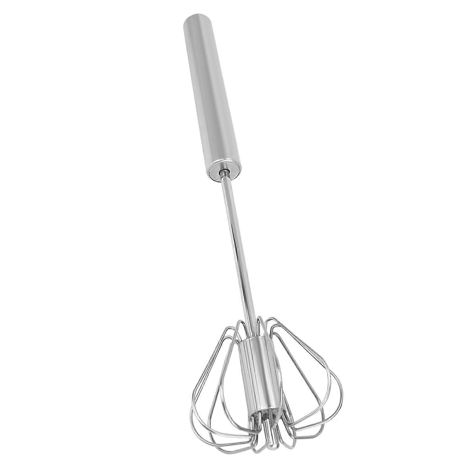 Manual Egg Beater Stainless Steel Hand Mixer with EasyGrip Handle for Eggs and Hair Color