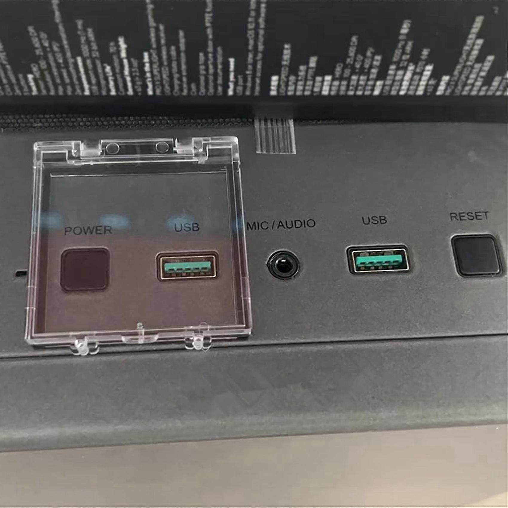 5X PC Power Button Cover Power Button Switch Cover Dustproof Safety Power Button Switch Cover