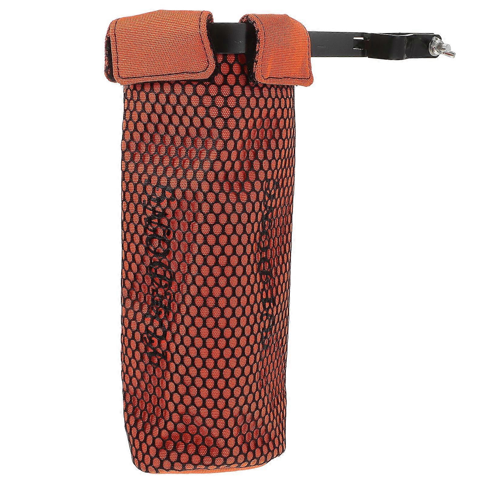 1pc  Drumstick Barrel Useful Drumstick Storage Bag Drum Stick Holder (Orange)