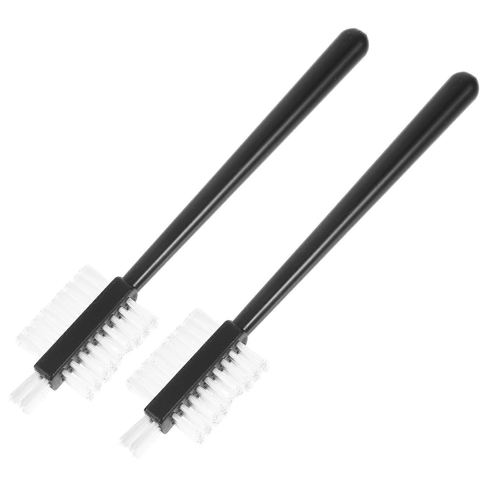Soft Vegetable Brush for Cleaning Use Household 2Pcs Black Kitchen