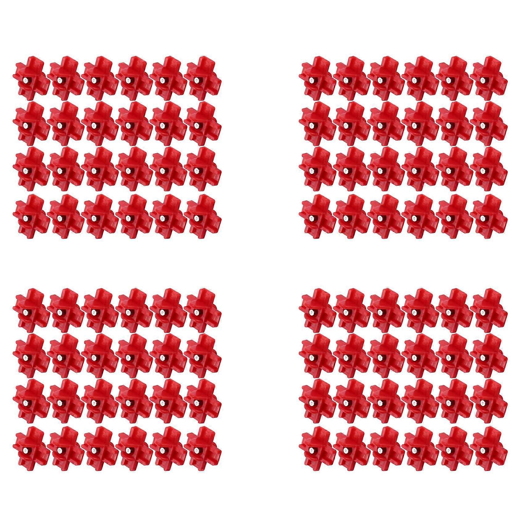 96 Pack Horizontal Side Mount Automatic Poultry Nipples Clean Drinker Waterer for Chicken or Quail