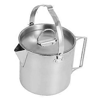 25-26 Kettle Stainless Steel Camping Kettle Campfire Kettle Stainless Steel Kettle Teapot Camping Supply Tea Kettle Outdoor Stainless Steel 