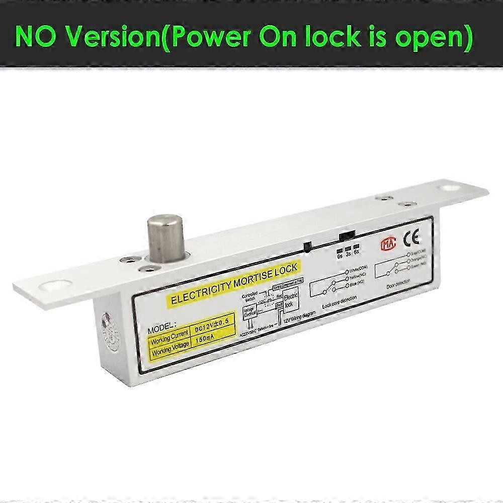 8-wire Electric Bolt Door Lock Electric Fail Safe Fail Secure Electronic Lock with Time Delay Feedback for Access Control System 25-26