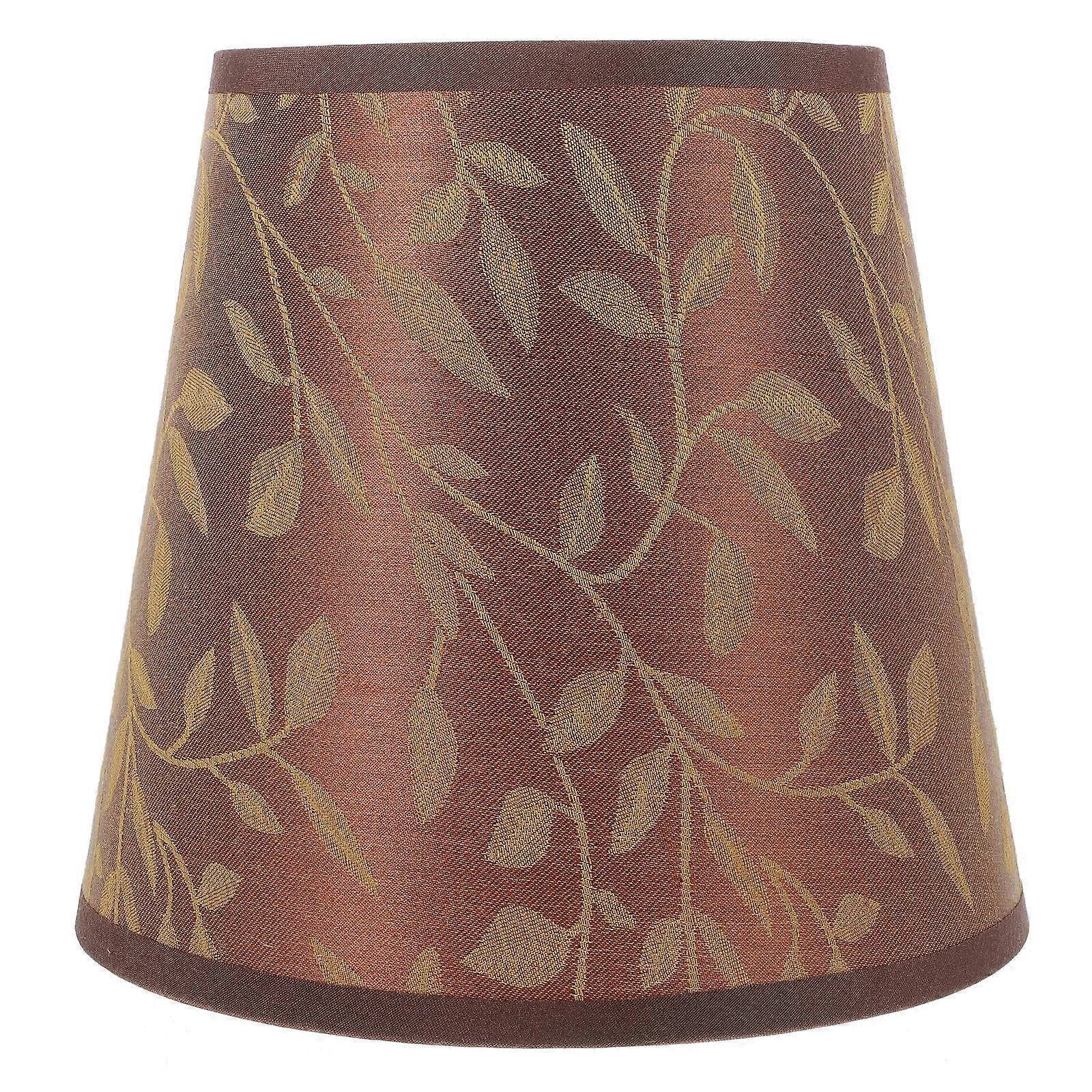 Indoor Light Cover Small Lampshade for Protection Light Brown