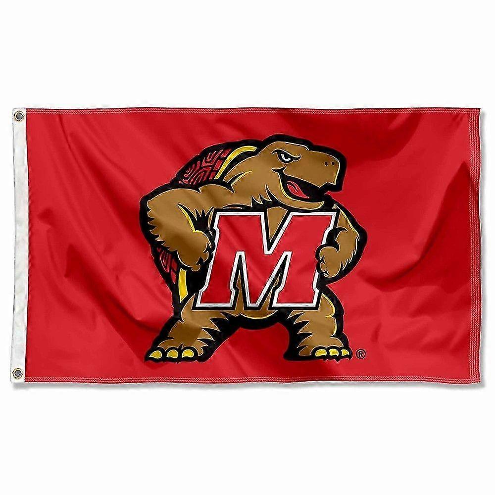 Maryland Terrapins Flag Terps Red