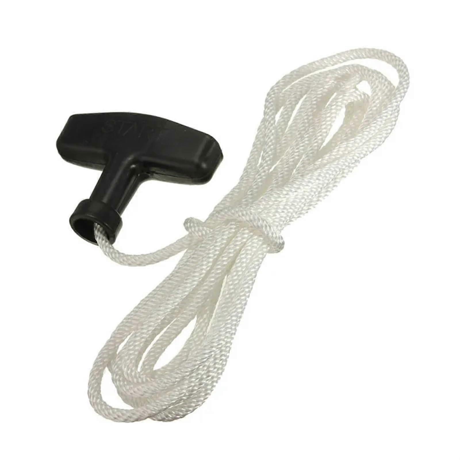 10pcs 1.2M 4mm Recoil Starter Rope with Handle for Lawn Mower, Durable Universal Engine Pull Cord