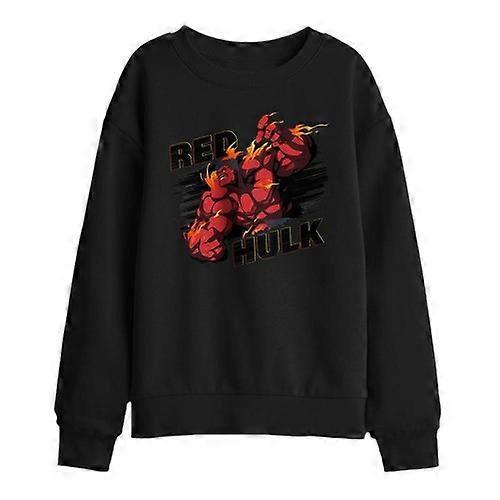 Marvel Comics Childrens/Kids Red Hulk Fire Sweatshirt