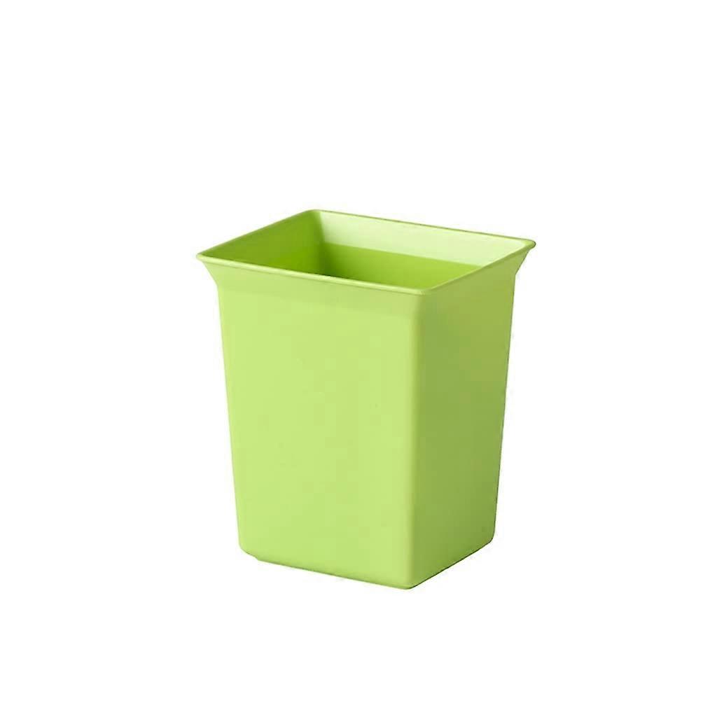 Desktop Trash Can Open  Small Plastic Garbage Bin for Office Bedroom Hotel Square Countertop