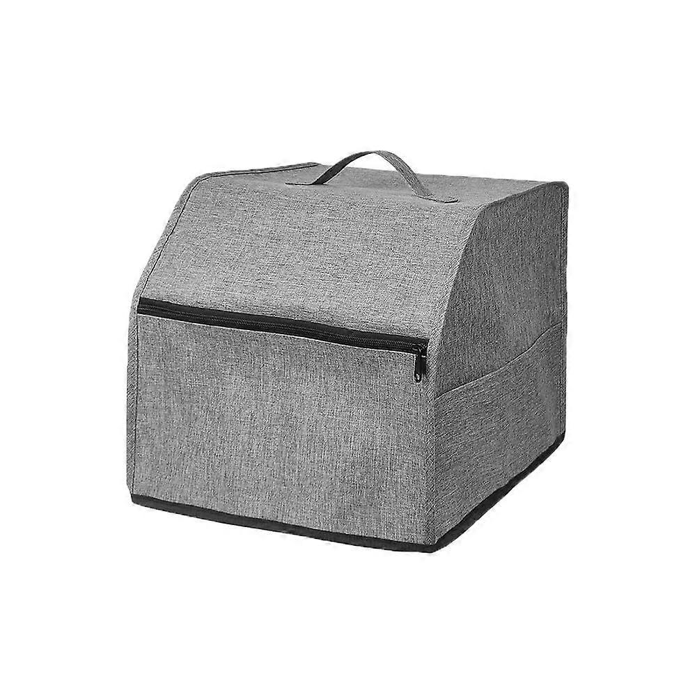 Sewing Machine Cover with MultiPocket Storage for Overlock, Oxford Fabric Dust Protection Grey
