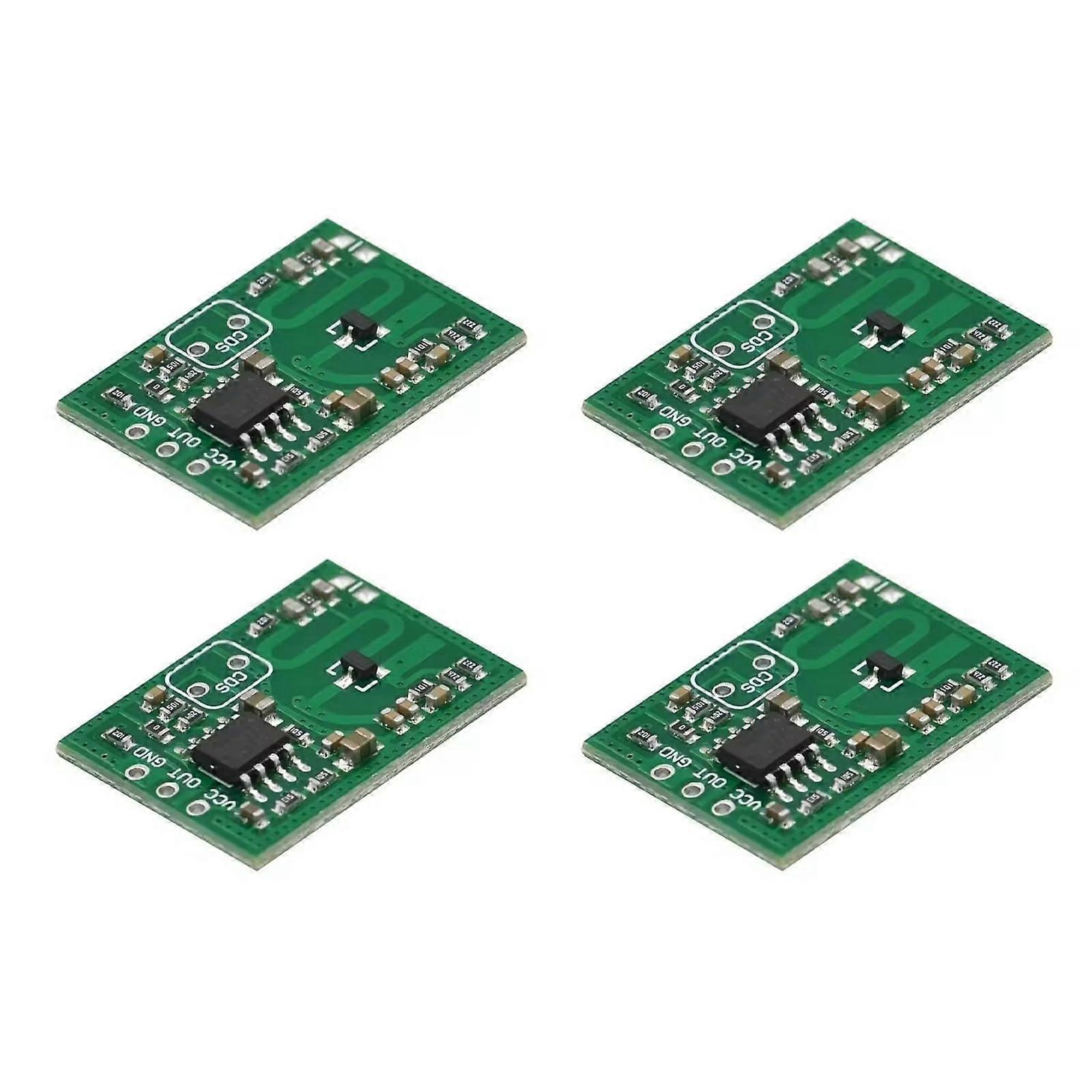 RCWL0515 Microwave Motion Sensor Module 12M Range No Dead Zone Detection Human Body Induction 4pcs