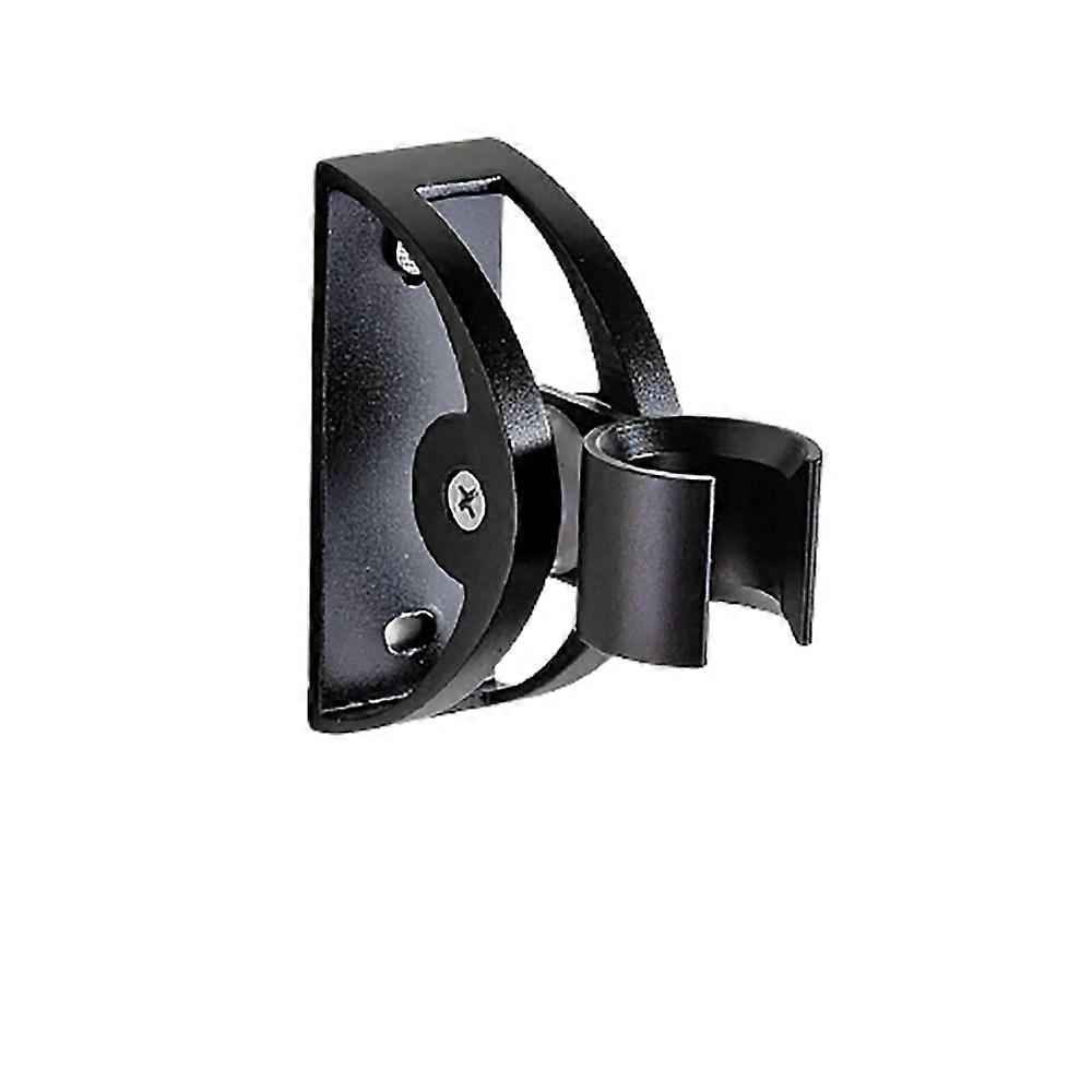 Adjustable Shower Head Holder 360° Angle Space Aluminum Wall Mount RustProof Bracket 21mm Black