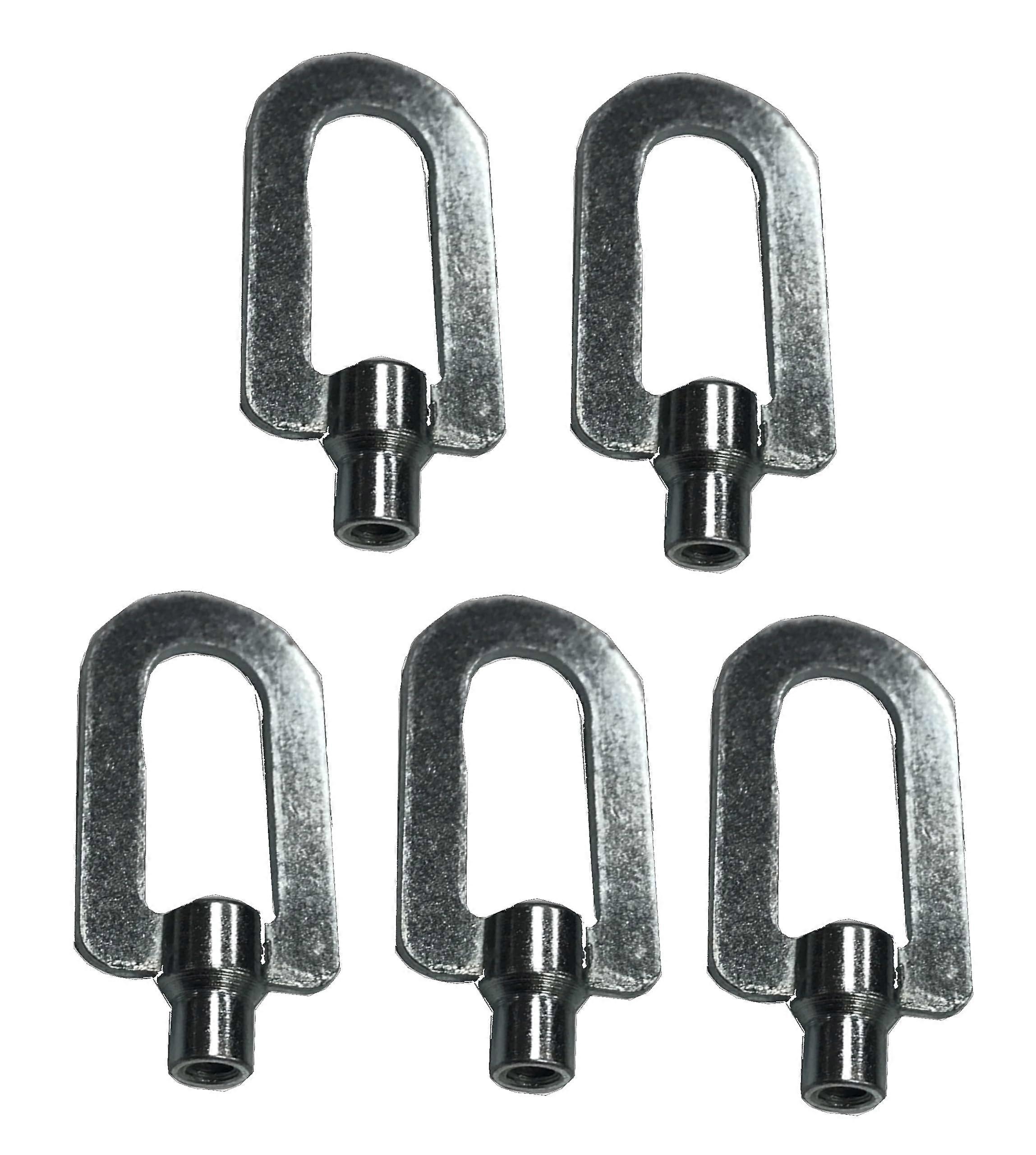 ScrewOn Pull Rings for Aluminum and Steel Panels M4 Thread Large Eye Replacement 5 Pack