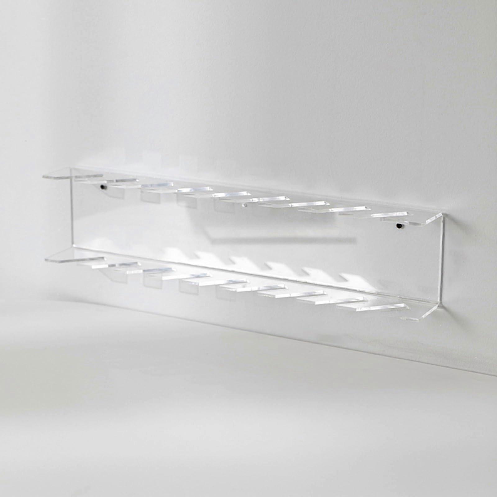 Acrylic Tile Display Rack 100cm Wall Mounted MultiLayer Stand for Ceramic and Stone Samples