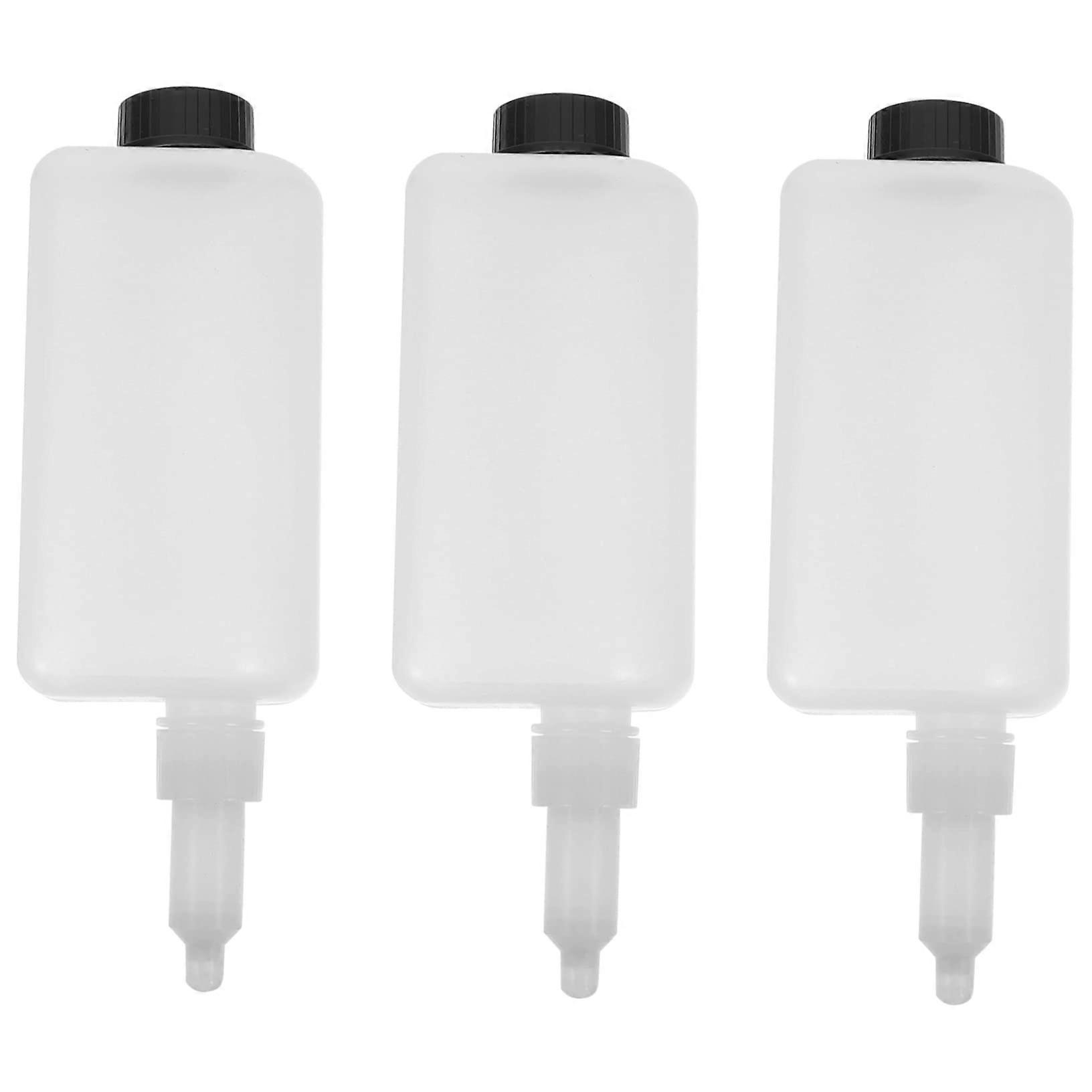 3 Set Wall Mounted Liquid Soap Dispenser with Pump Heads for Bathroom and Kitchen