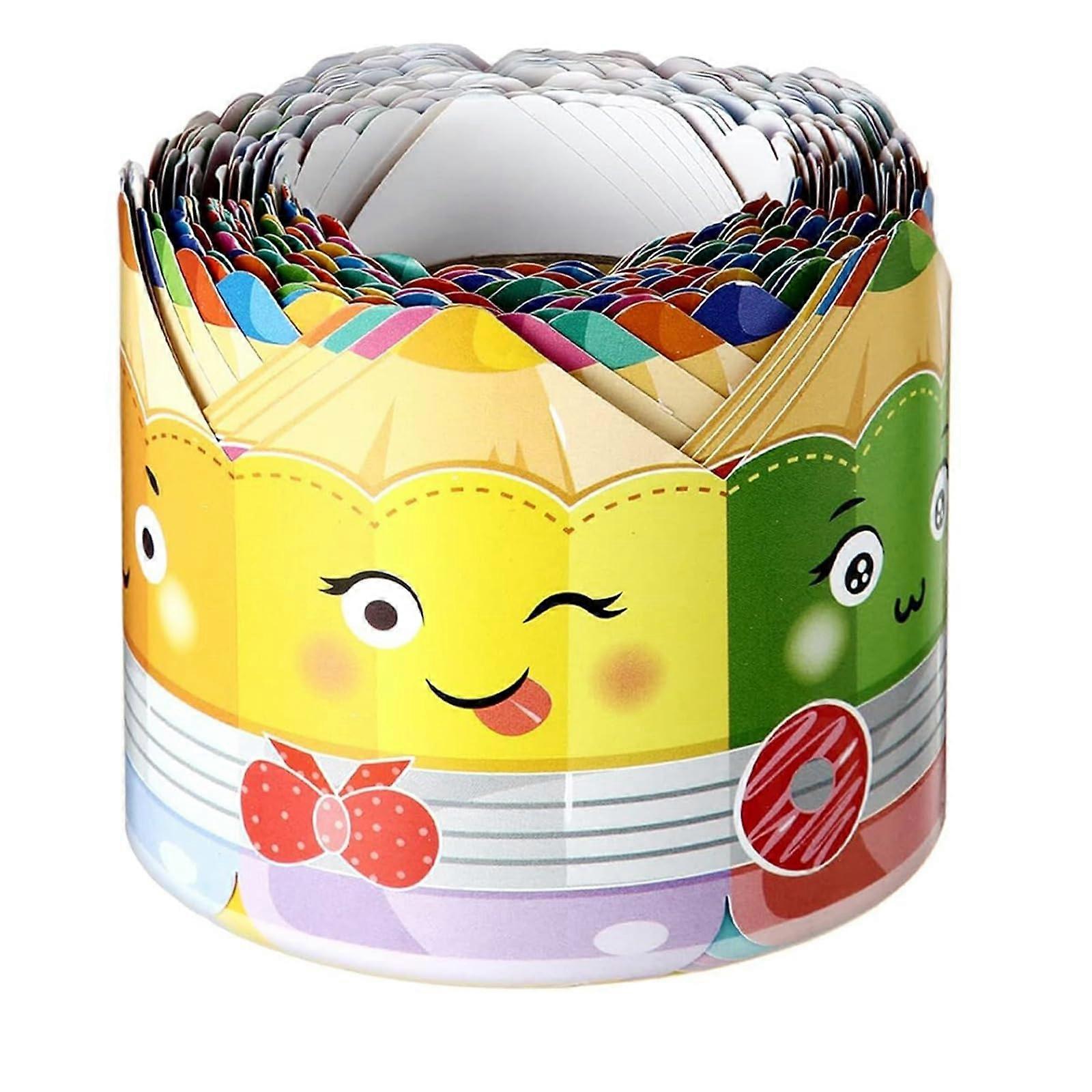 Bulletin Board Border Trim with Bright Pencil Pattern for Classroom Wall Decoration, 32.8ft