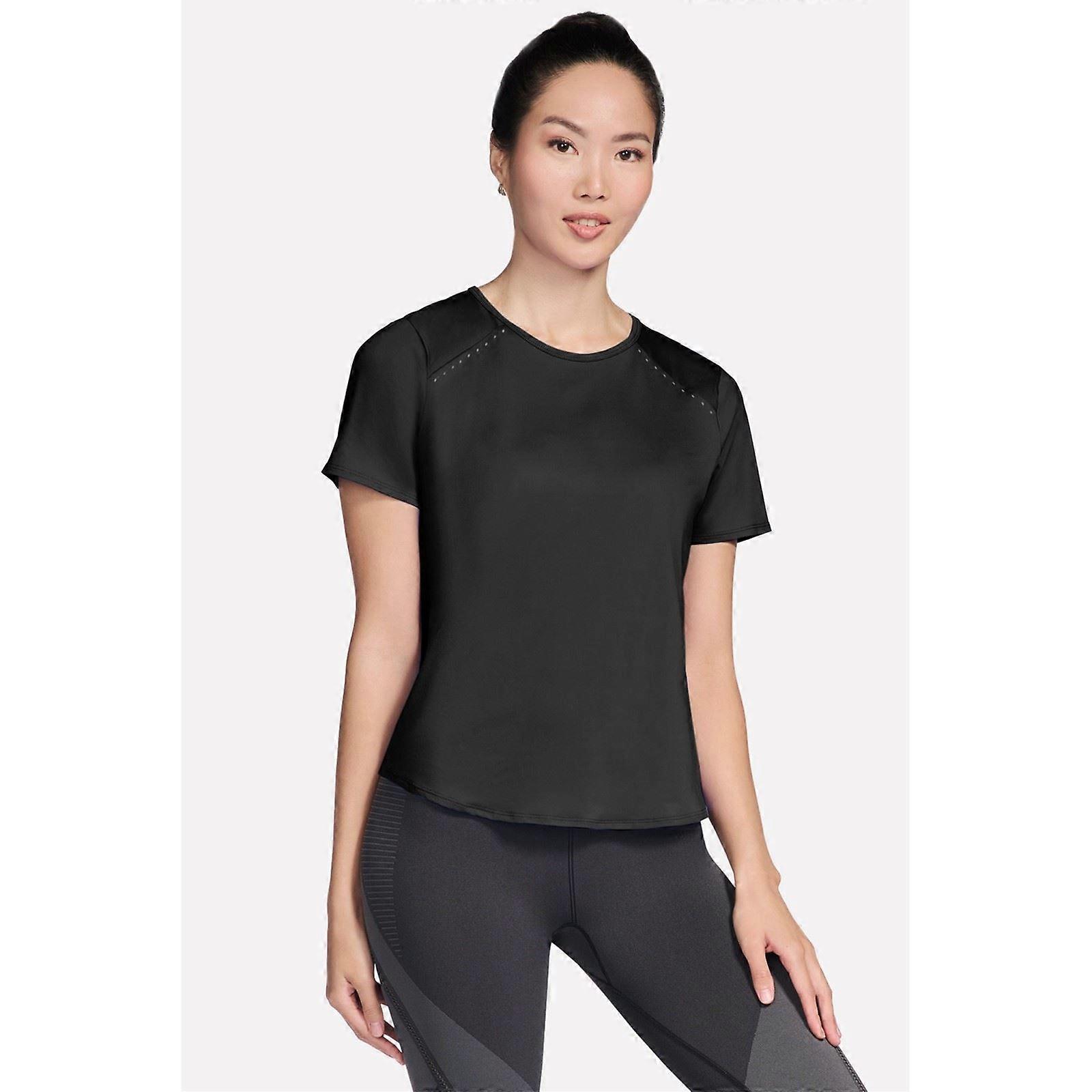 Skechers Stride Performance Tee Women's Black Activewear T-Shirts