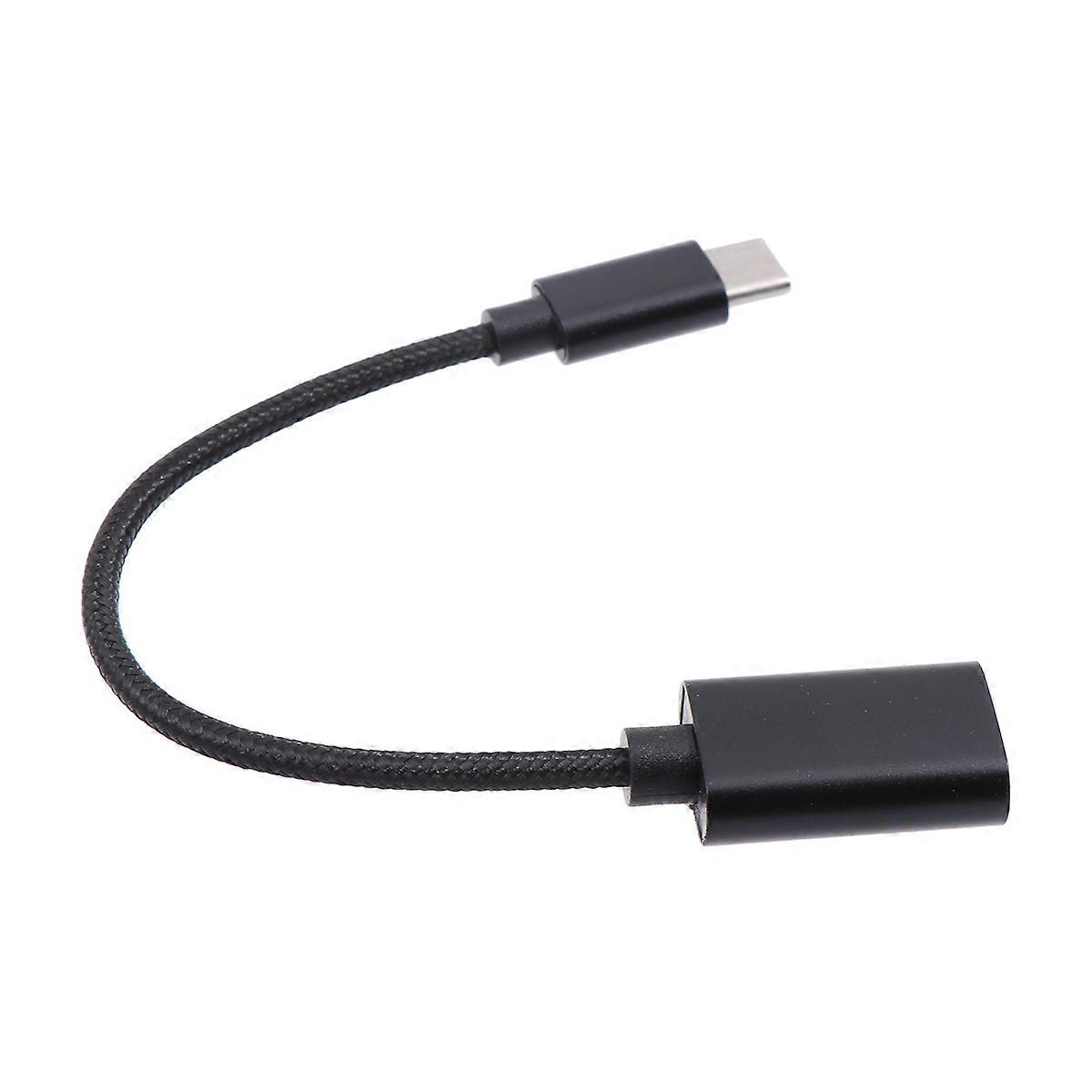 USB Extension Adapter Cable Converter for Otg Data -C 3Pcs Black