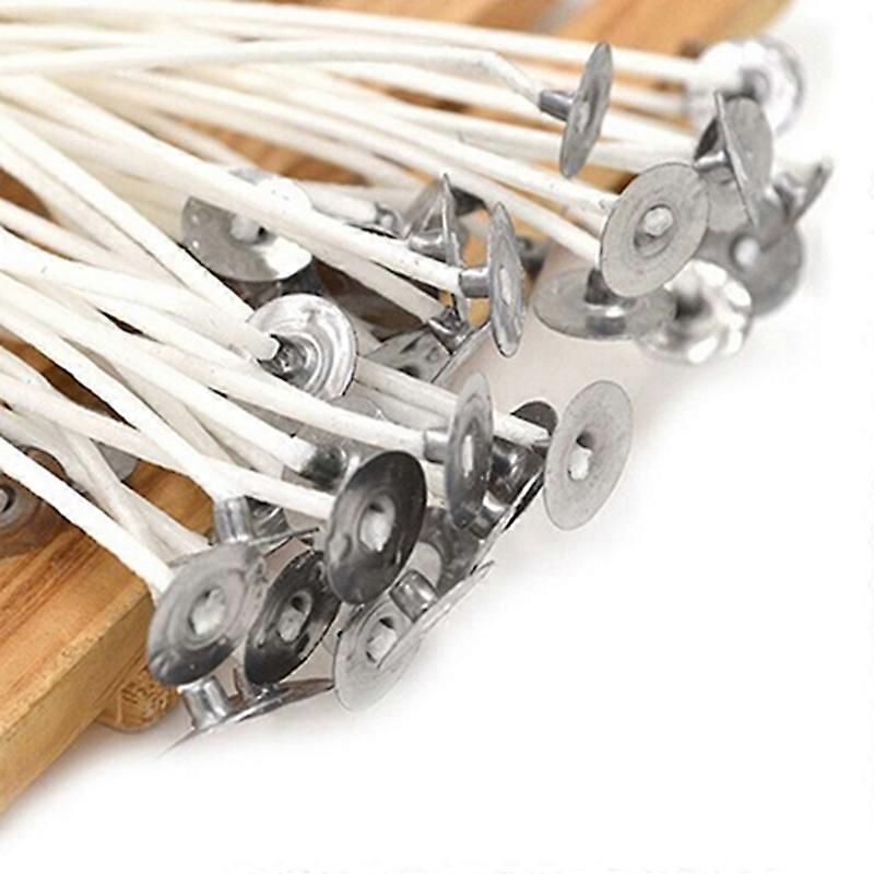 Cotton Candle Wicks with Sustainer Waxed Core for Candle Making 30 Pcs