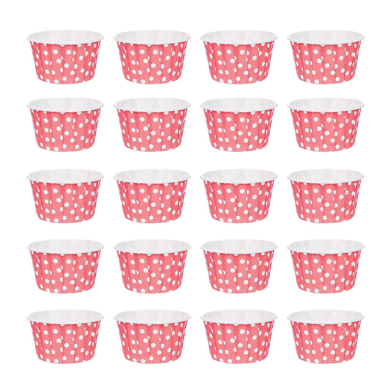 Pink Baking Cups Mini Cupcake Liner for Baking 100Pcs Oil Proof Muffin Liners