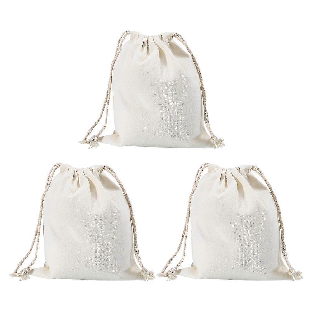 Multipurpose Drawstring Bags For Travel Rectangular Gift Packing 3Pcs