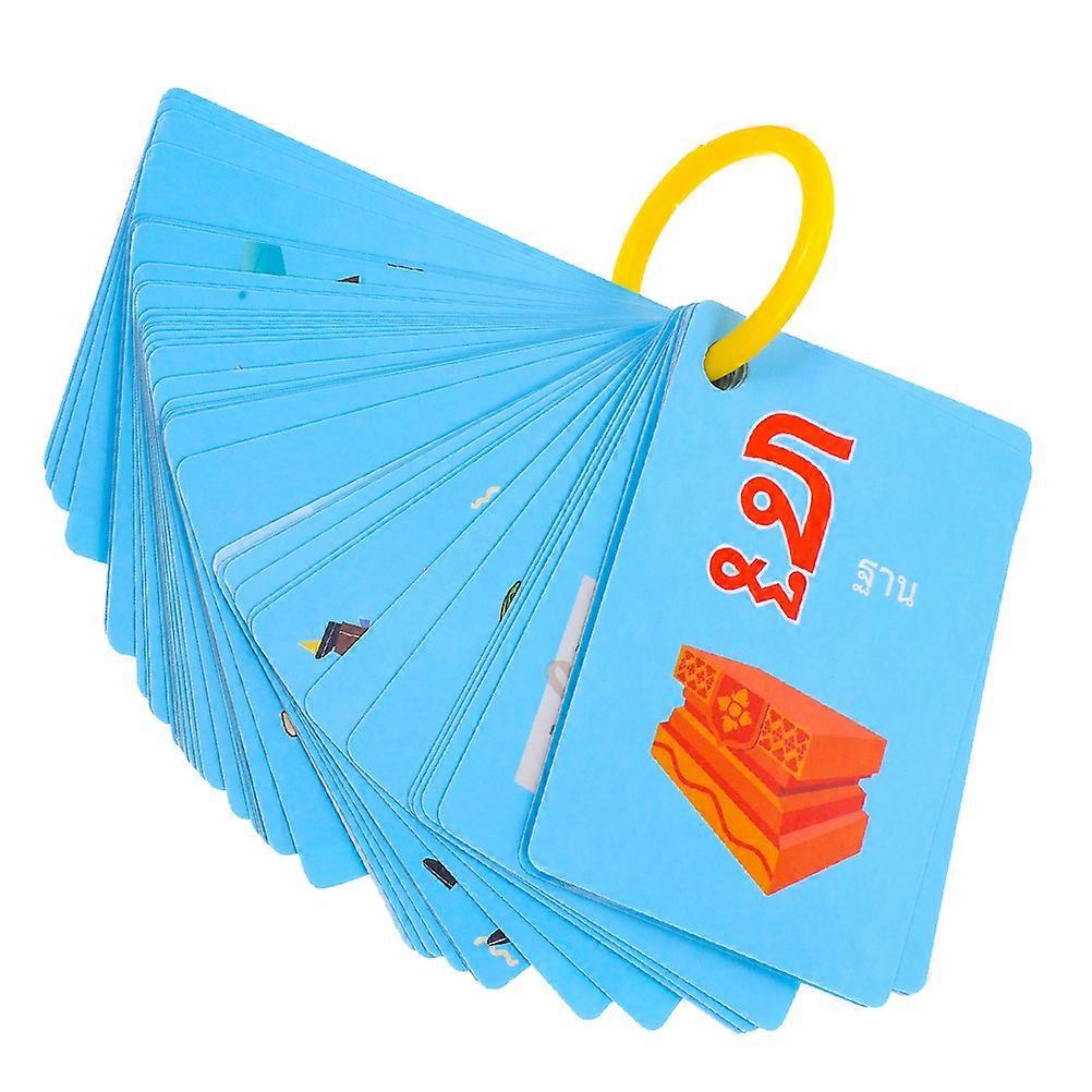 Early Education Thai Flash Cards for Learning 4 Boxes for Children