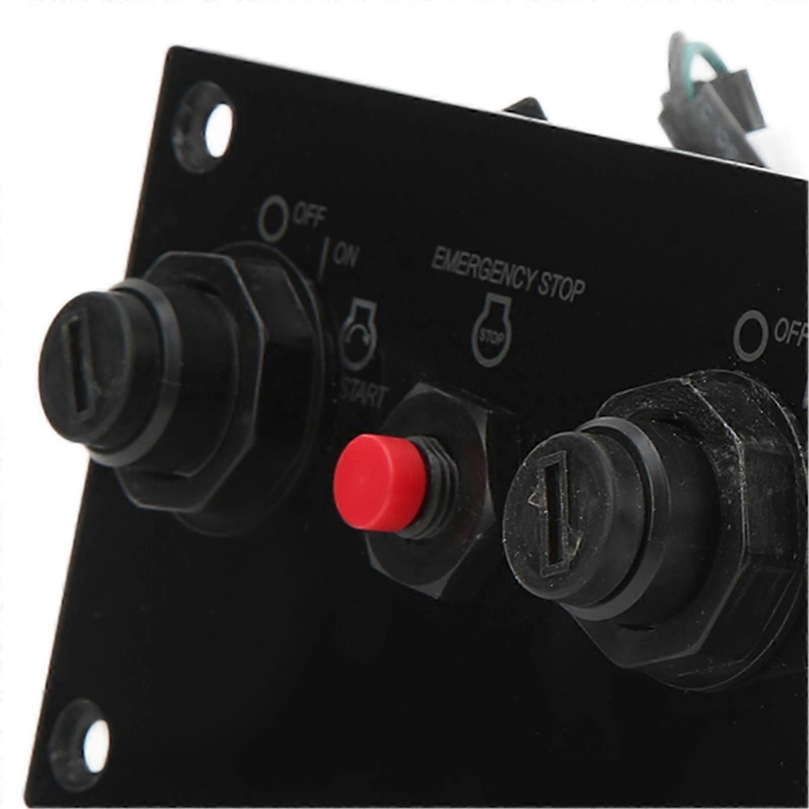 Outboard Dual Engine Switch Panel Assembly 3710096J14 Replacement for Suzuki Dual Engine