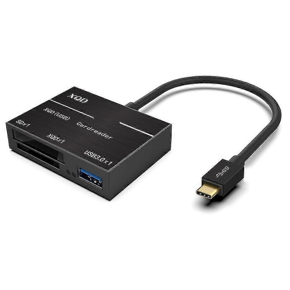 Type-C to XQD Card Reader with USB 3.0 High-Speed Data Transfer