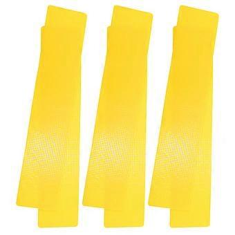 Marcadores de treino de futebol em PVC para uso em campo, pacote com 6 unidades.