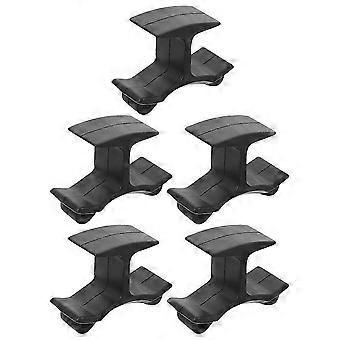 Buitenfluitclip voor sporttraining, 5 stuks vingergemonteerde kunststof houder