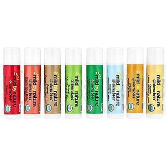 Mild By Nature, Sierra Bees™, Organic Lip Balms Combo Pack, 8 Pack, 0.15 oz (4.25 g) Each, 3-Pack