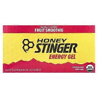Honey Stinger, energiegel, fruitsmoothie, 24 zakjes, 31 g per stuk