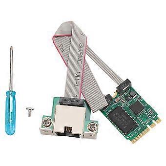 M.2 Network Card 2.5G 1000 100Mbps Ethernet Adapter RJ45 Port Gigabit Network Card for Desktop Server Workstation
