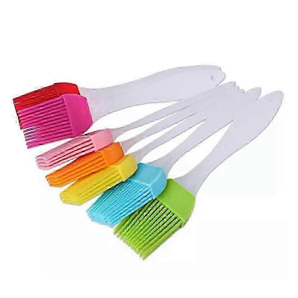 17 cm Food-Grade Silicone Brush, Detachable One-Piece Head, for Grilling, Baking, Basting, with Hanging Hole